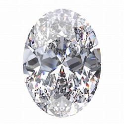 OVAL 3.37 Carats E VS2 - Lab Grown Diamond