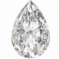 PEAR 3.99 Carats H VVS2 Lab Grown Diamond